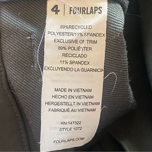 4 Fourlaps Gray Pants Style 1072 Size 32 - Picture 5 of 14